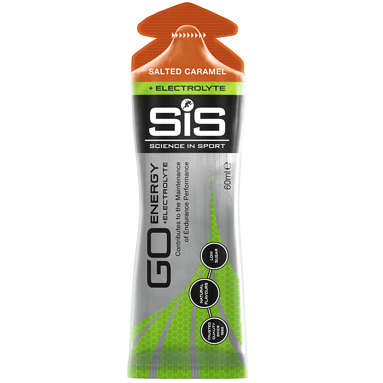 Gel energizant cu electroliti SiS Go Energy Aroma de Caramel sarat, 60ml