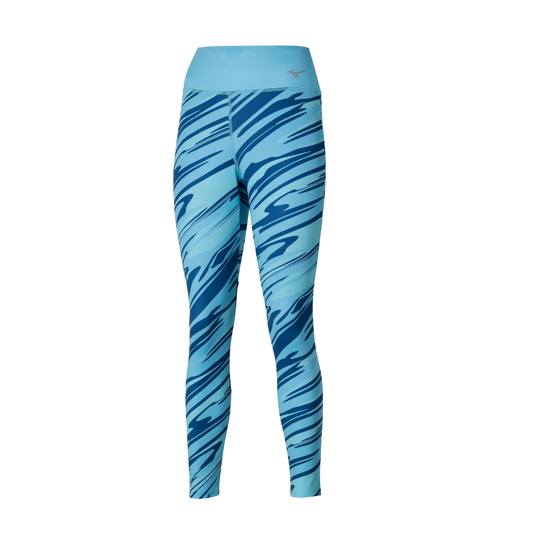 Colanti alergare dama Mizuno 7/8 Printed-Albastru-XS