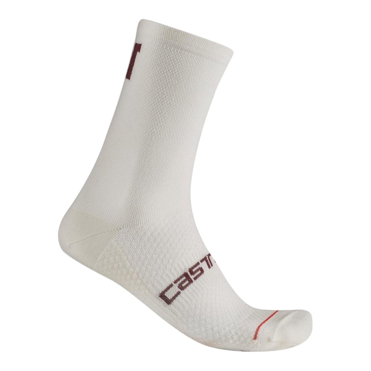 Sosete ciclism dama Castelli Como 15 Thermal-Alb-S/M