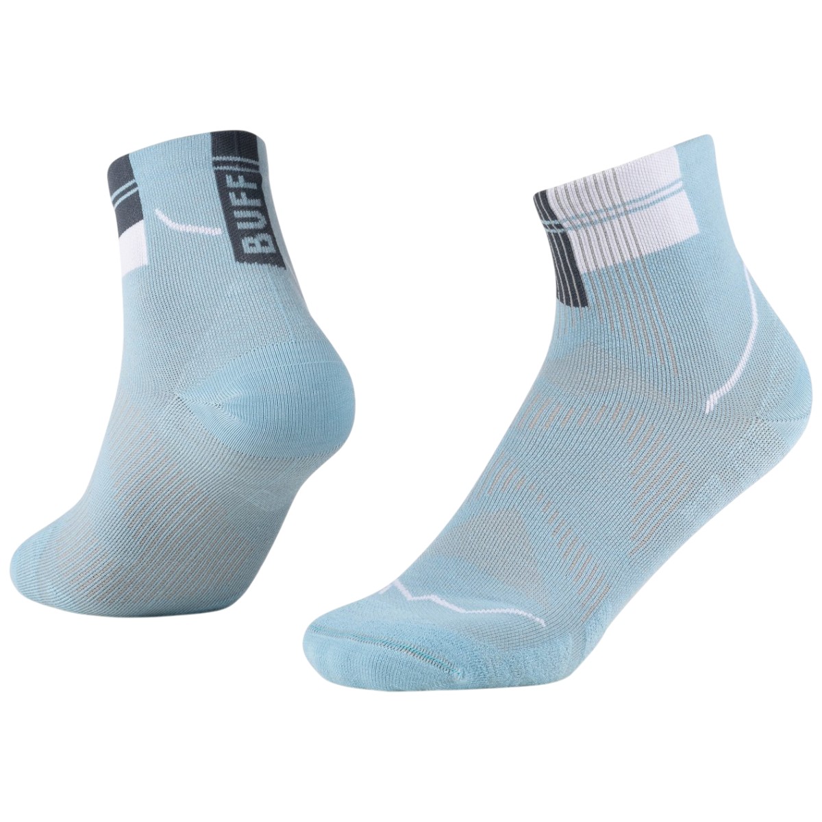 Sosete Buff Coolnet Quarter-Bleu/Alb-L