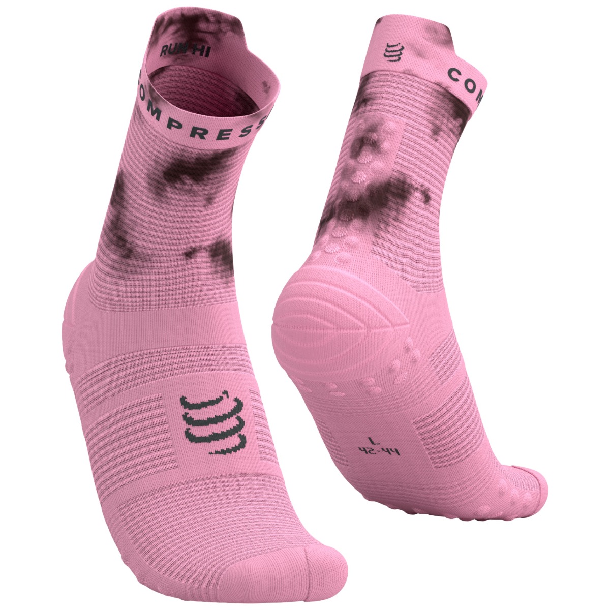 Sosete compresie alergare Compressport Pro Racing V 4.0 Run High - Eat My Dust!