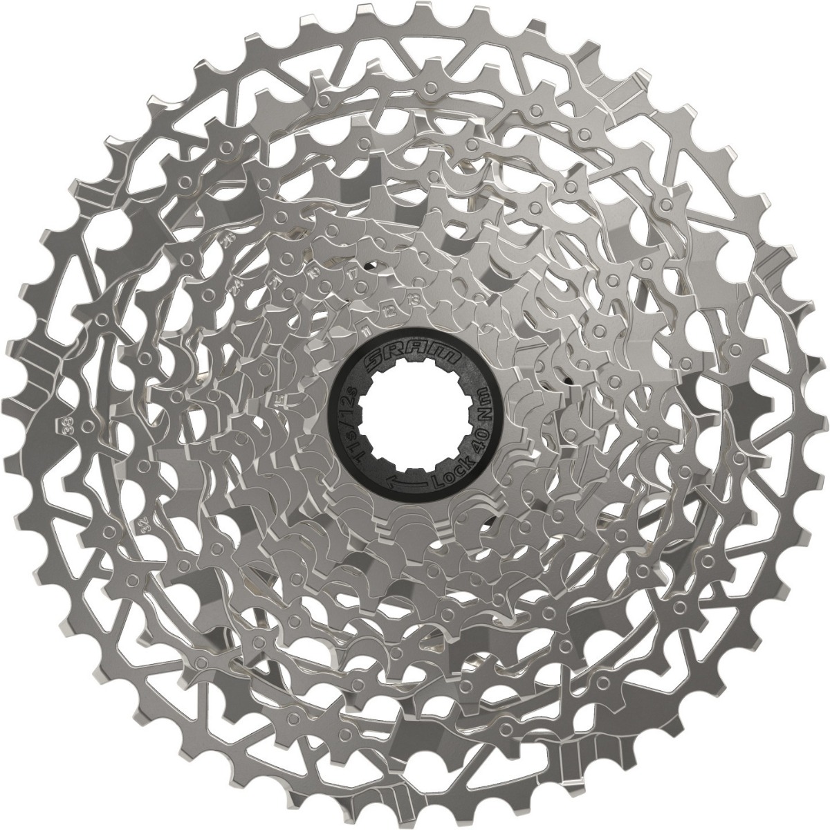 Bloc de pinioane pe caseta SRAM PG-1231 XPLR, 12 viteze, 11-44T