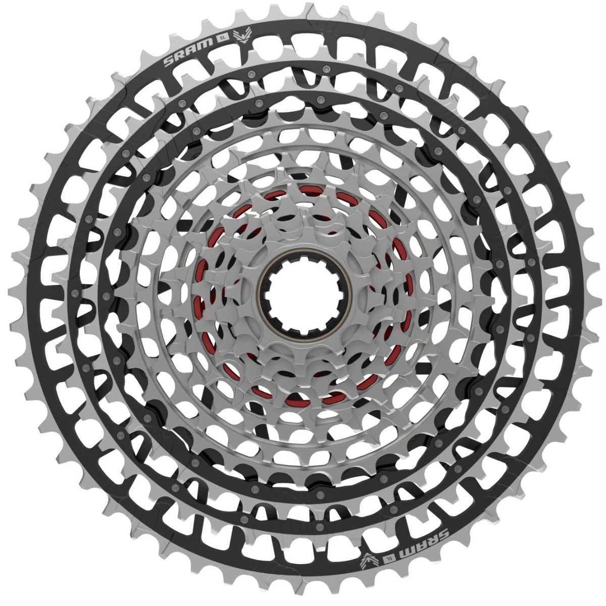Bloc de pinioane pe caseta SRAM XS-1299 T-TYPE, 12 Viteze, 10-52T