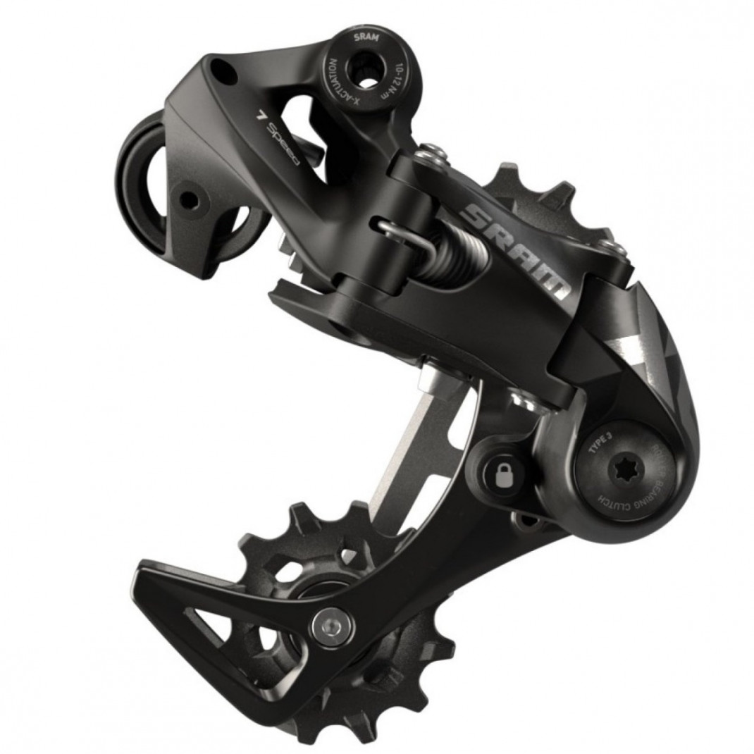 Schimbator spate SRAM X01 DH type 3.0, black, patina medie, 28T
