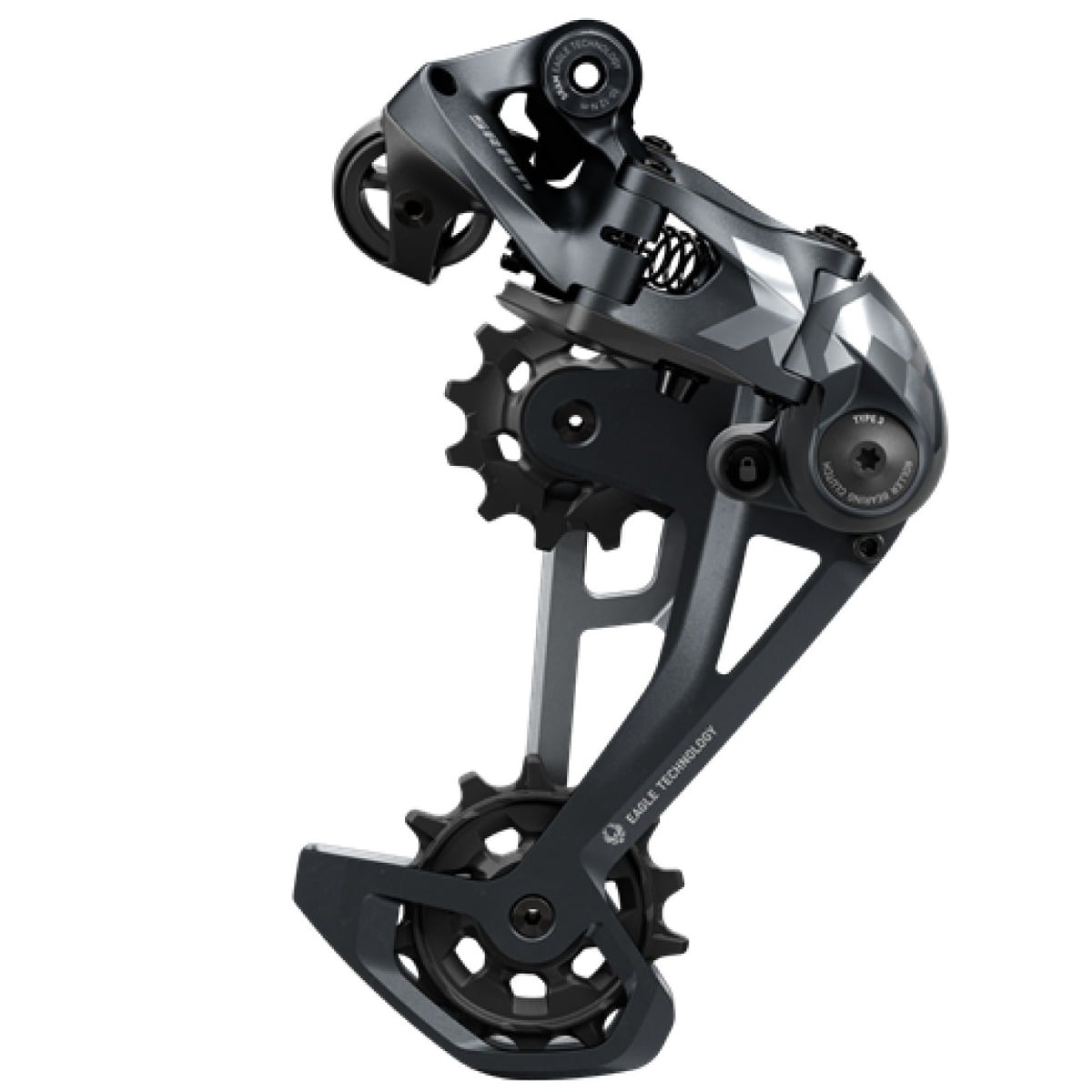 Schimbator spate SRAM X01 EAGLE, 12 pinioane, negru