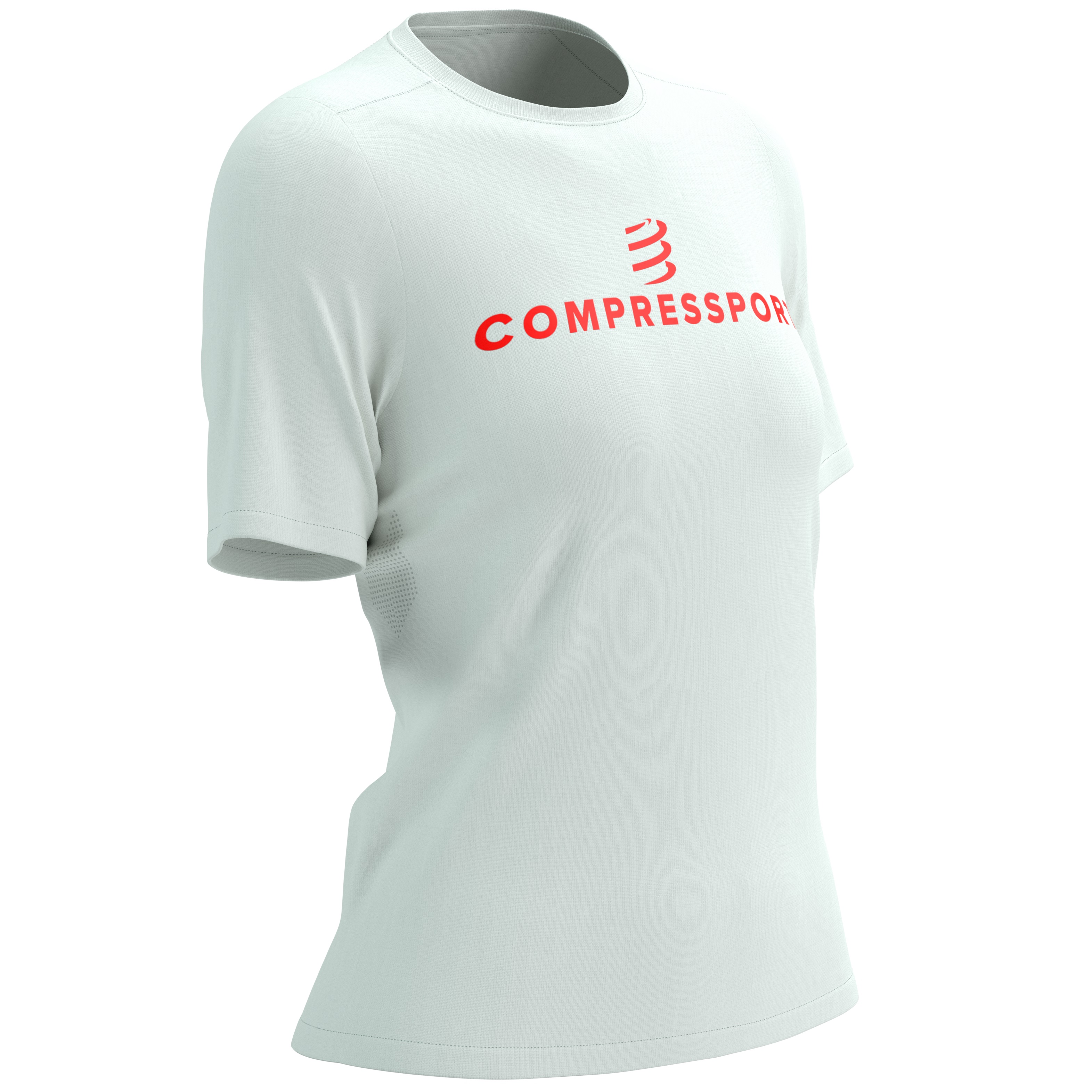 Tricou dama Compressport Podium SS 2025-Alb-XS