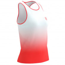 Maiou alergare dama Compressport Performance FW 2025-Alb/Rosu-XS
