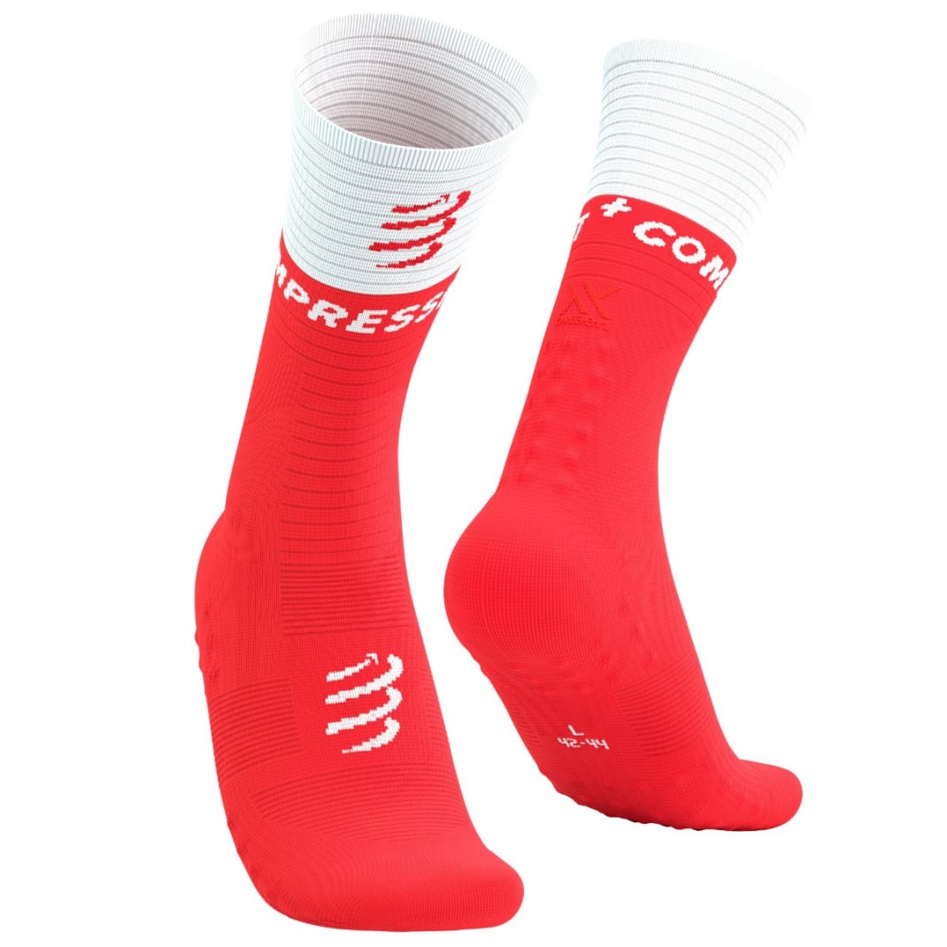 Sosete alergare Compressport Mid Compression V2.0 SS 2025