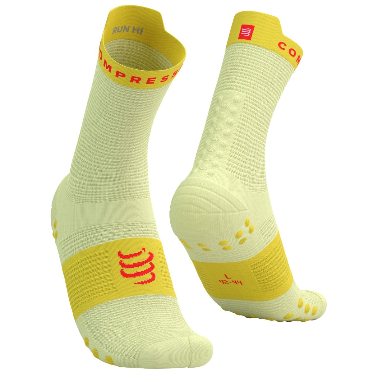 Sosete compresie alergare Compressport Pro Racing V4.0 Run High SS 2025