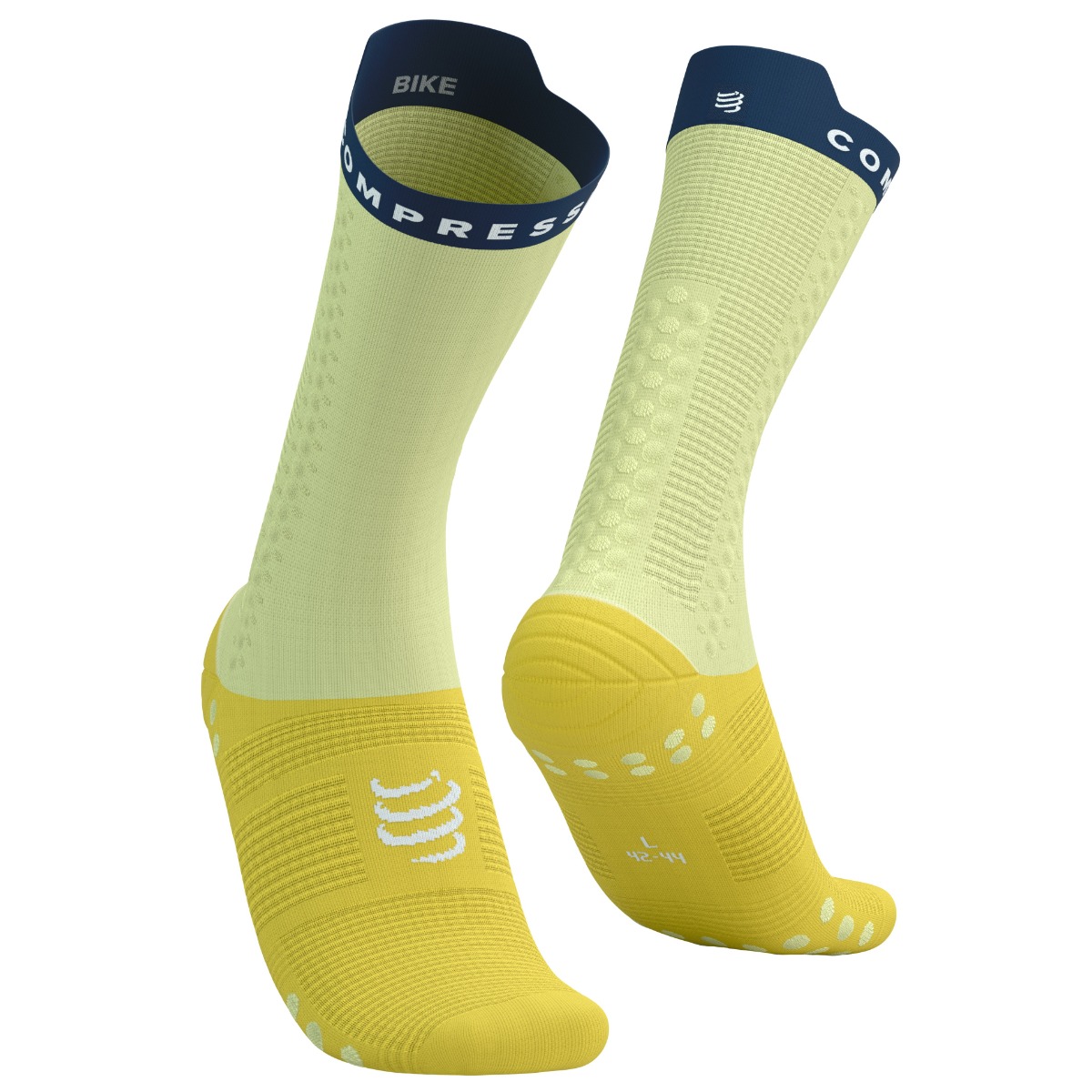 Sosete compresie ciclism Compressport Pro Racing v4.0 Bike SS 2025