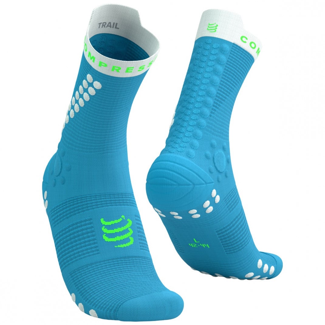 Sosete compresie alergare Compressport Pro Racing V4.0 Trail SS 2026