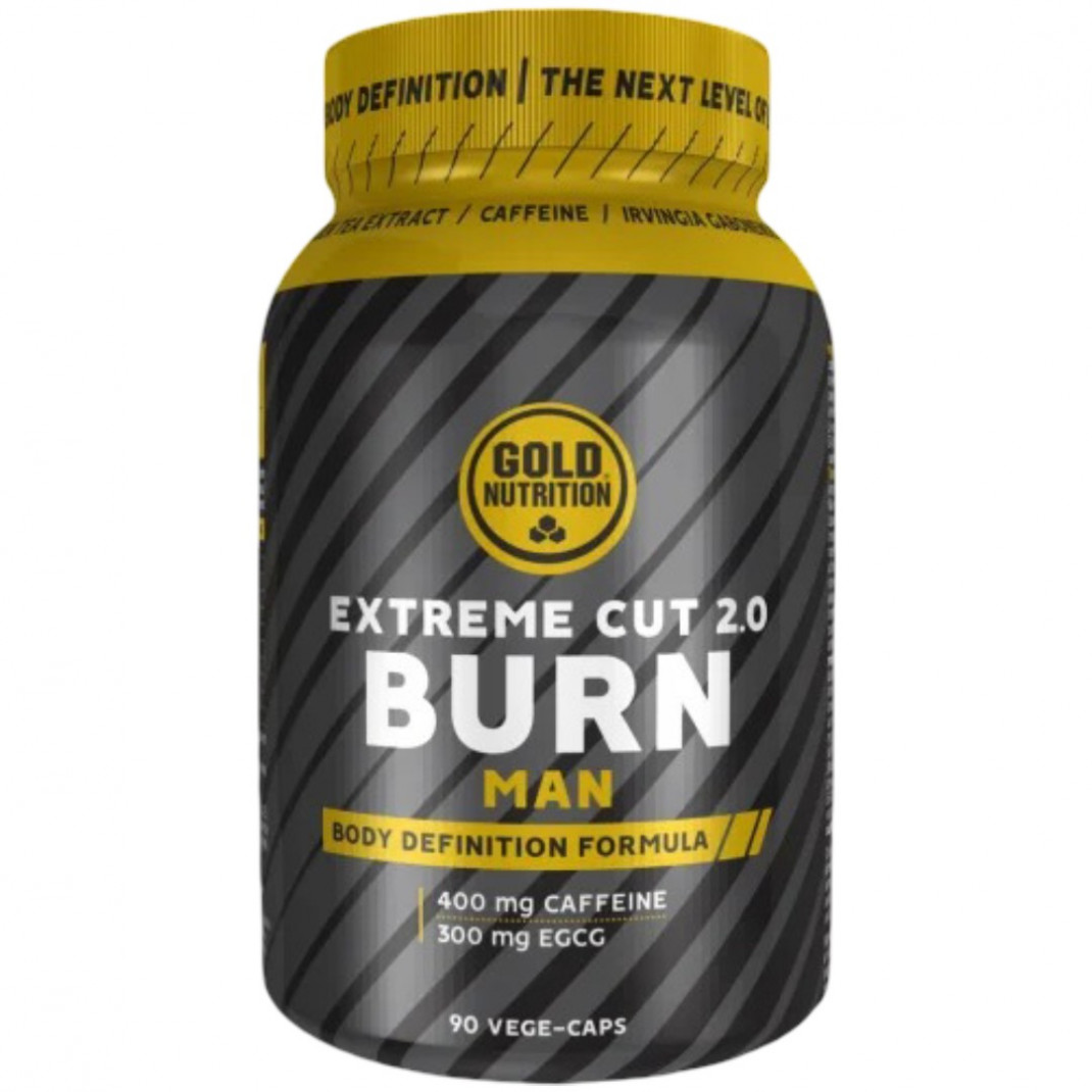 Supliment alimentar pentru pierderea in greutate, GoldNutrition Extreme Cut 2.0 Burn Man, 90 capsule vegetale