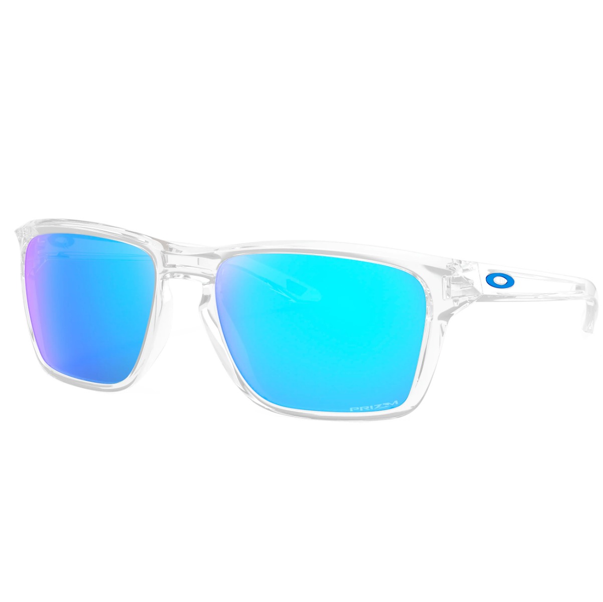 Ochelari de soare Oakley Sylas Polished Clear / Prizm Sapphire-57 mm