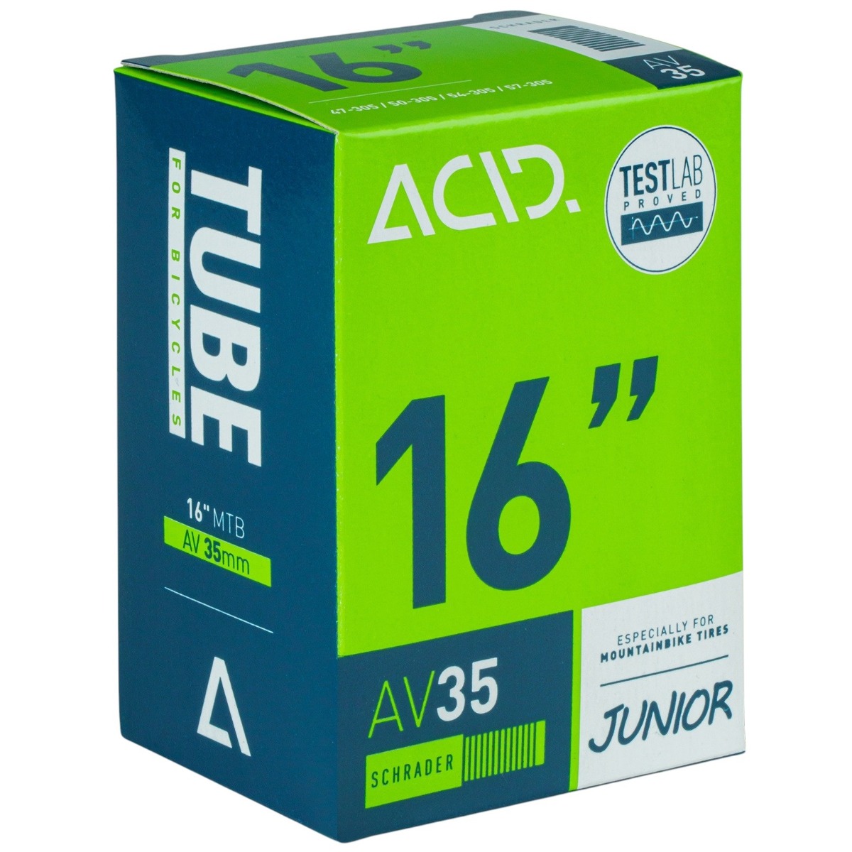 Camera bicicleta Acid Inner Tube 16" JUNIOR/MTB 47/57-305 - Auto 35mm
