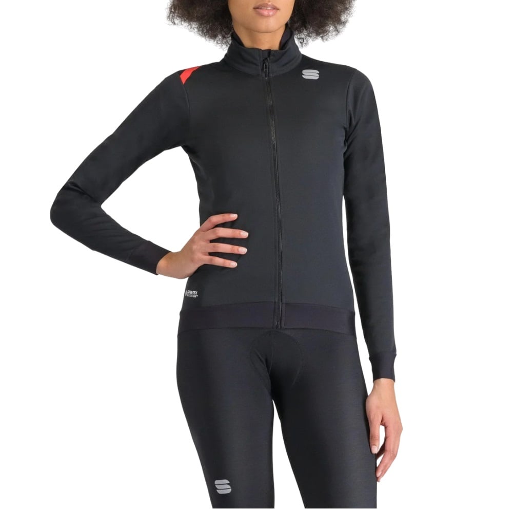 Jacheta ciclism dama Sportful Fiandre-Negru-L