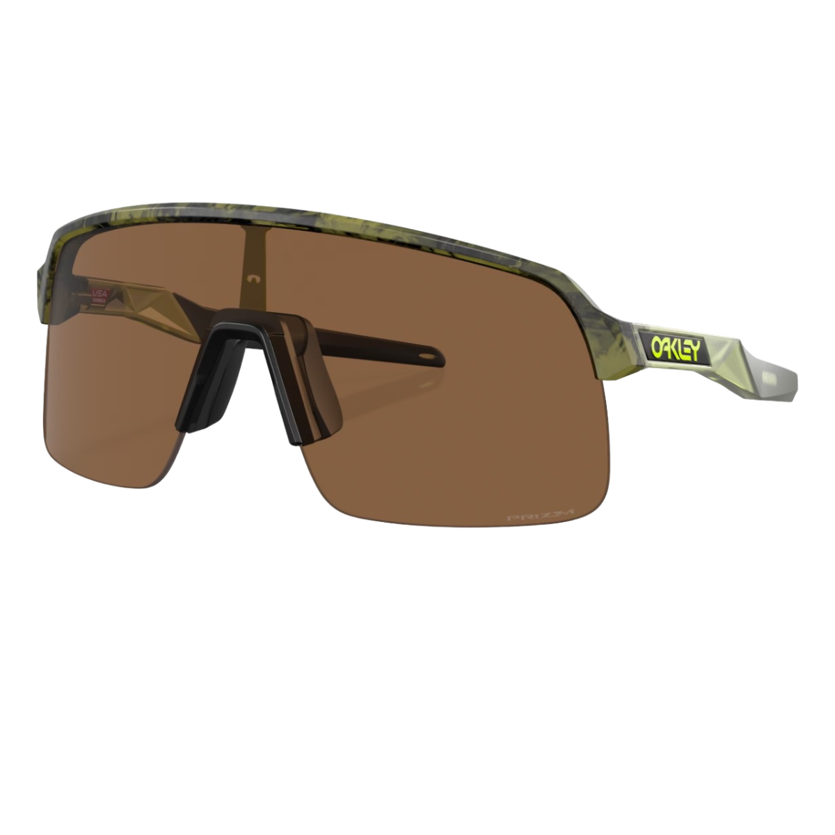 Ochelari de soare Oakley Sutro Lite Chrysalis Matte Transparent Fern Swirl / Prizm Bronze