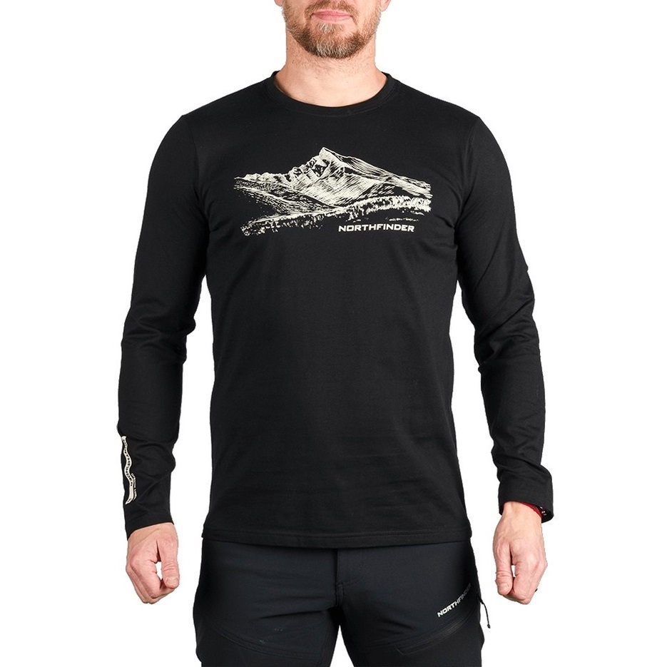 Bluza trekking barbati Northfinder Dacso-Negru-2XL