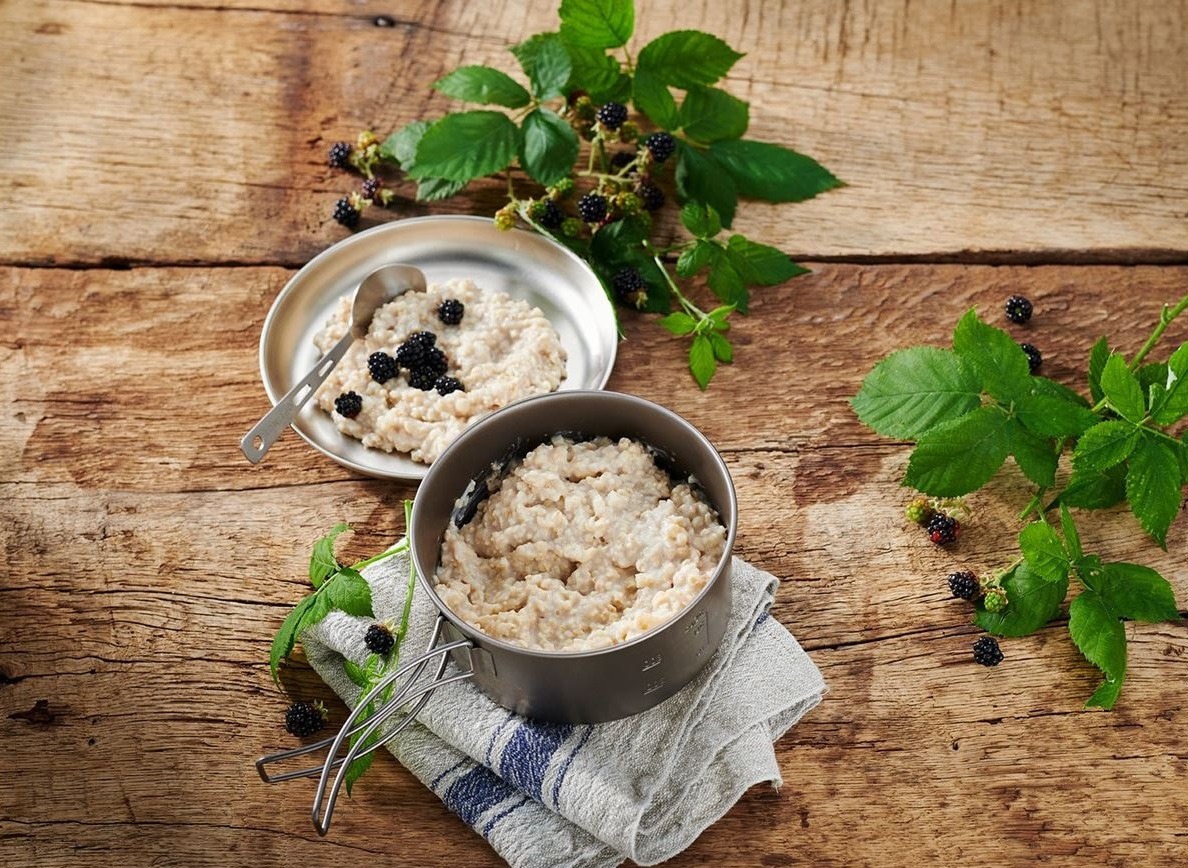 Mancare deshidratata liofilizata Trek'N Eat Terci din ovaz cu mar, 260g