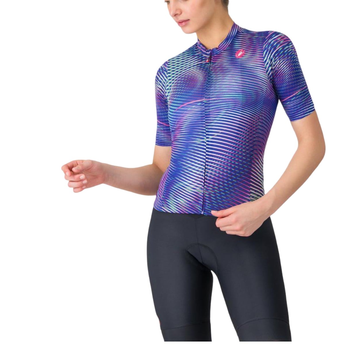 Tricou ciclism dama Castelli Cosmic Vortex