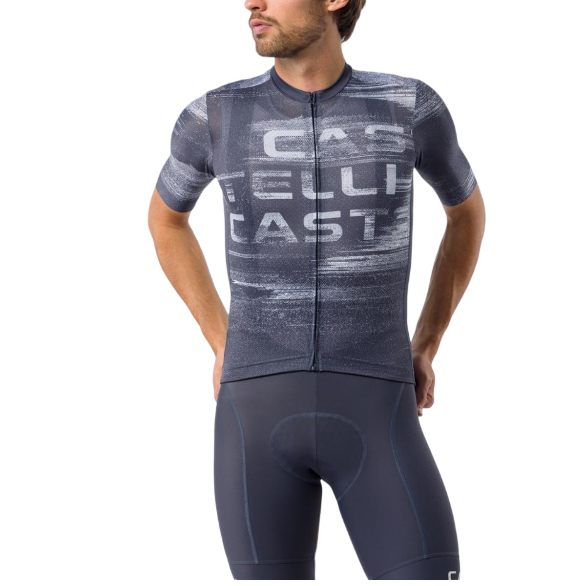 Tricou ciclism barbati Castelli Stratus Logo