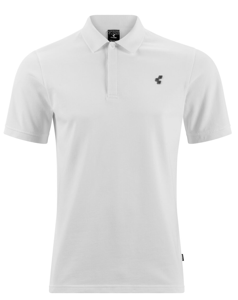 Tricou barbati Cube Organic Polo-Alb-L