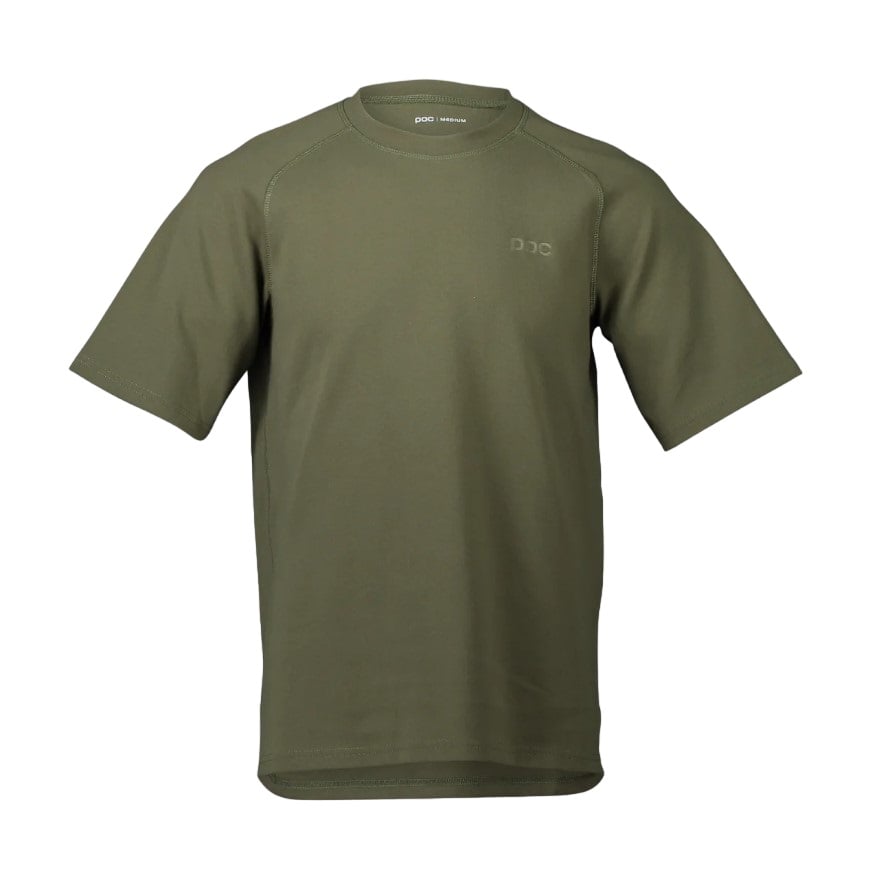Tricou ciclism barbati POC Poise-Verde Inchis-S