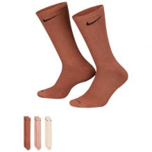 Set 3 perechi sosete Nike Everyday Plus Cushioned-Maro-L