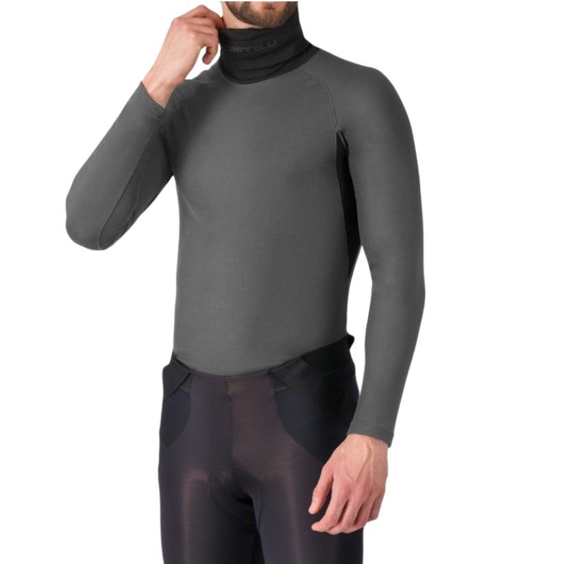 Bluza barbati Castelli Flanders Neck Warm-Gri-M