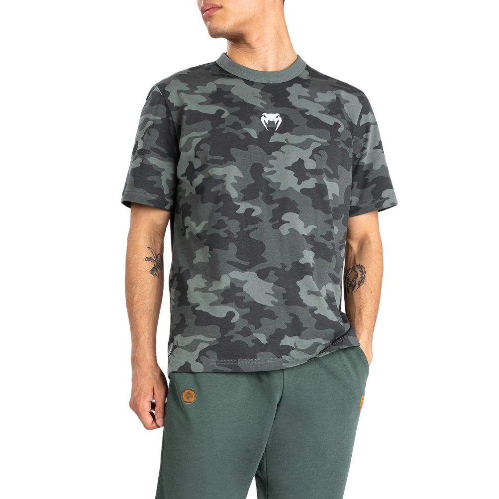 Tricou barbati Venum Vortex XL-Camuflaj/Gri-S