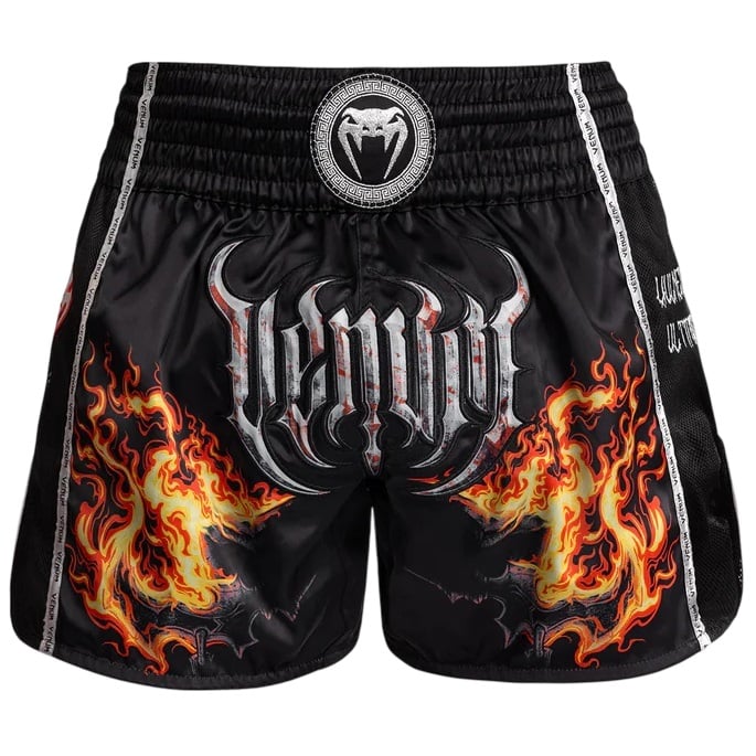 Sort Venum Gladiator 5.0 Muay Thai-Negru/Portocaliu-S