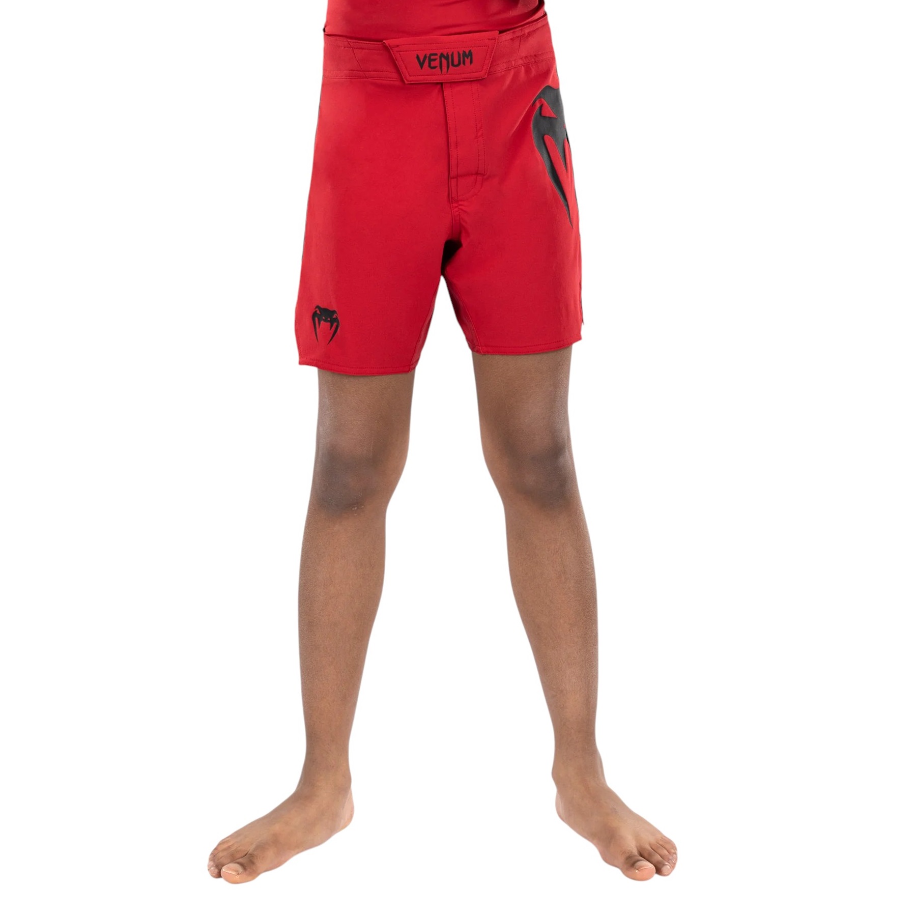 Sort MMA copii Venum Light-Rosu/Negru-8 ani