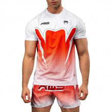 Tricou antrenament barbati Venum x RWS 2.0 Dry-Tech-Alb/Rosu-S