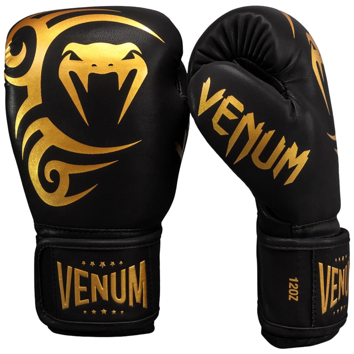 Manusi de box Venum Mike Tyson Replica-Negru/Auriu-8 oz