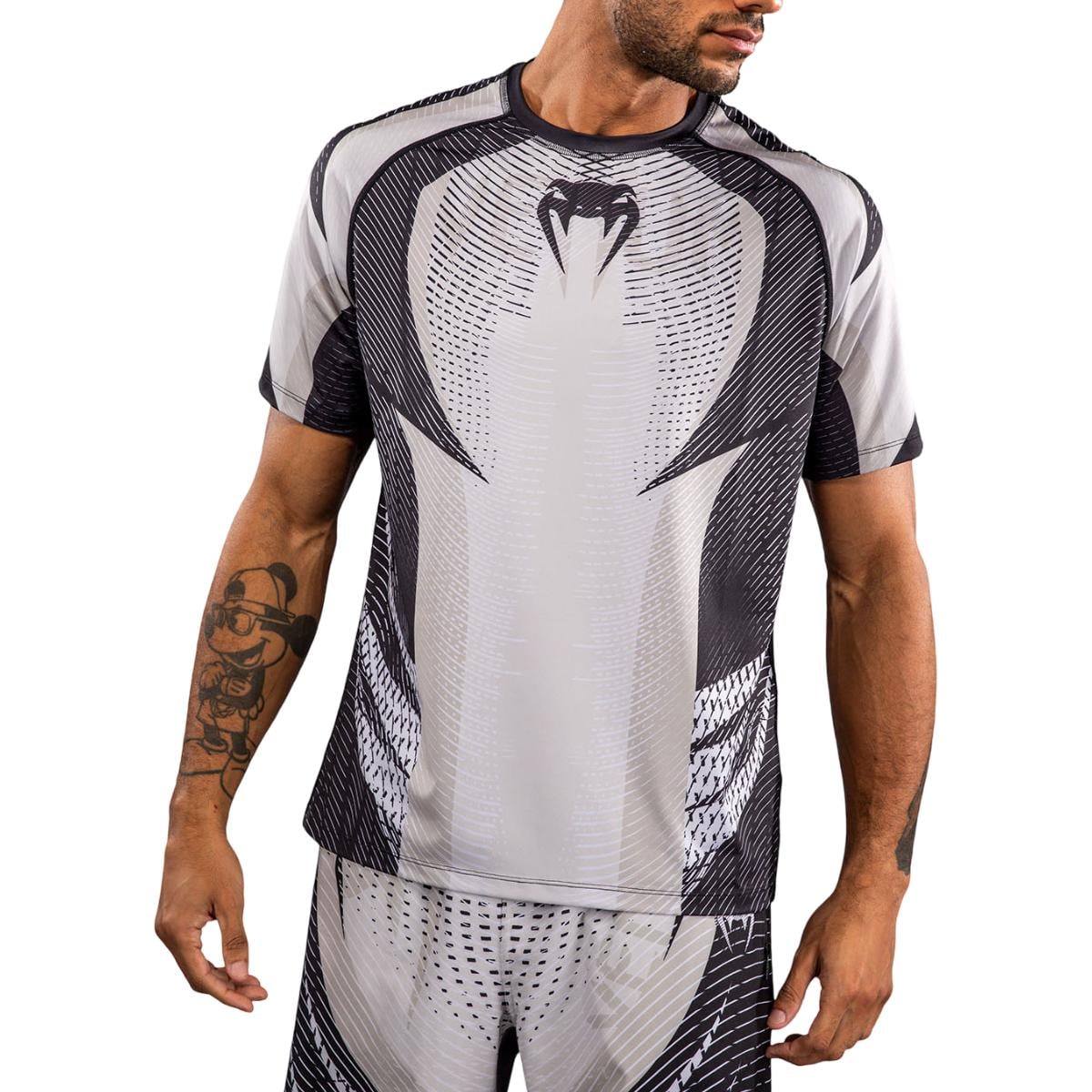 Tricou barbati Venum Galactic 3.0 Dry Tech-Alb/Negru-S