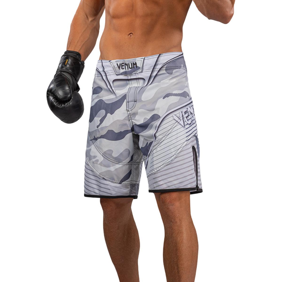 Sort MMA barbati Venum Camo Hero-Alb/Gri-S