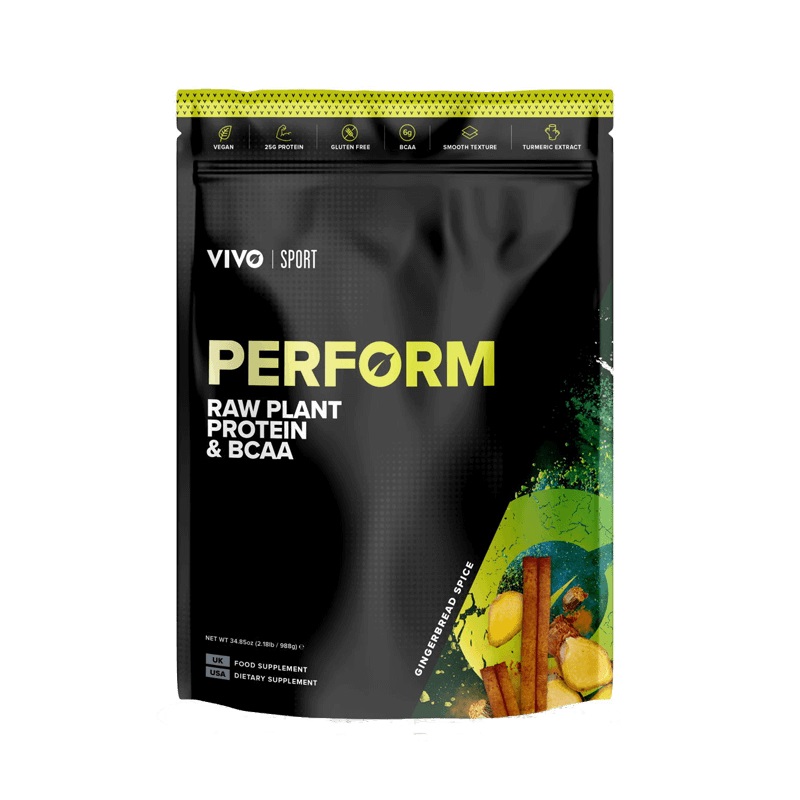Proteina vegetala Vivo Perform si BCAA 988g- Aroma Turta dulce