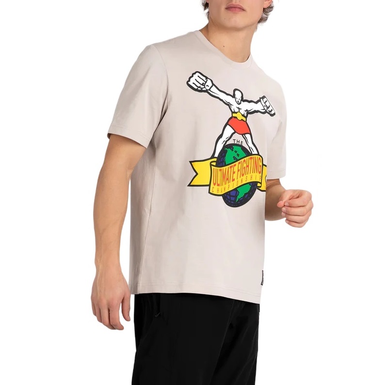 Tricou barbati Venum UFC Ulti-Man-Gri/Alb-S