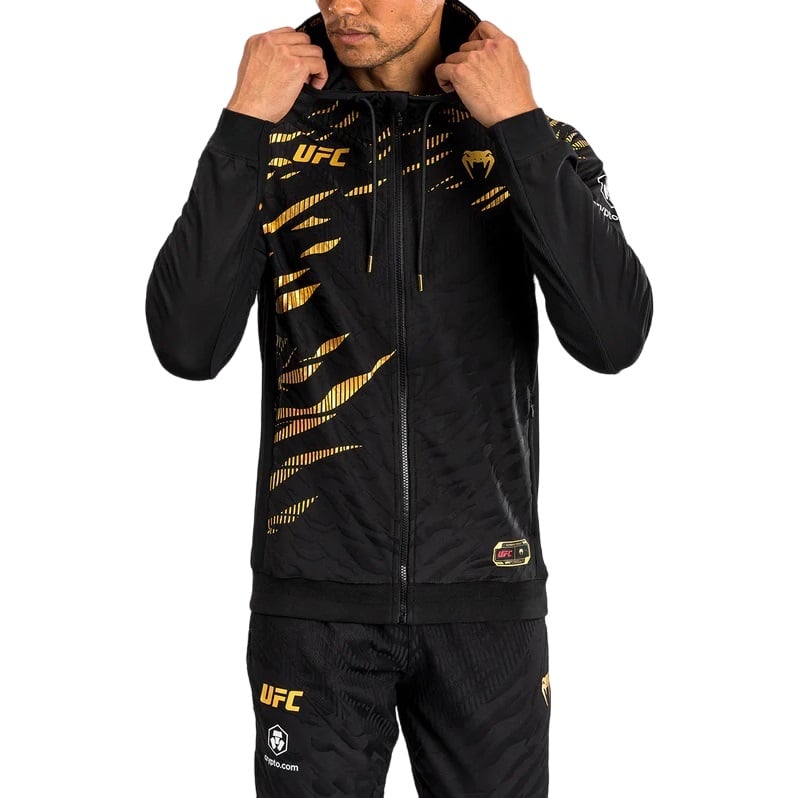 Hanorac barbati Venum UFC Fusion Authentic Fight Night-Negru/Auriu-S