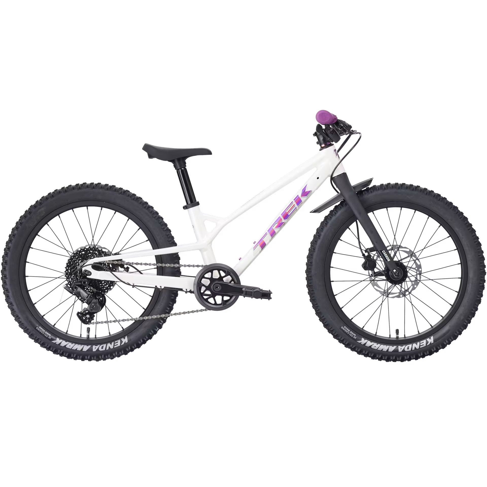 Bicicleta MTB copii Trek Wahoo 20" Trail 2026-Alb