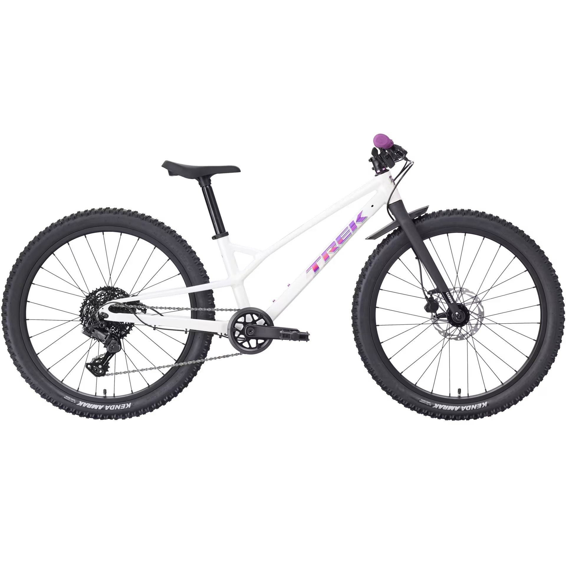 Bicicleta MTB copii Trek Wahoo 24" Trail 2026-Alb