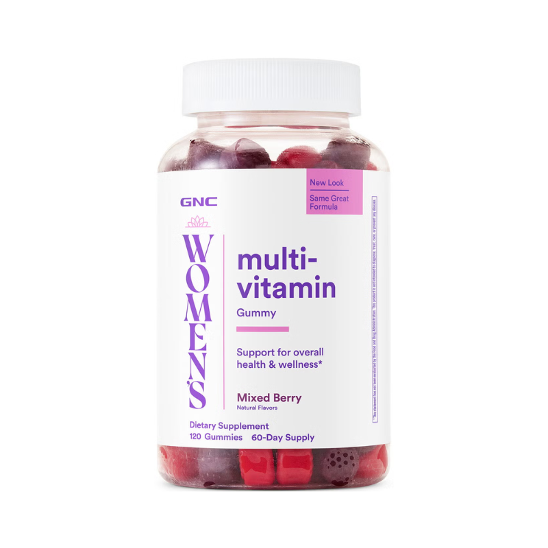 With Mixed Berry Flavor Gnc Women Multivitamin Gummy Jeleuri cu Multivitamine pentru Femei cu Aroma Naturala de Fructe de Padure 120 Jeleuri