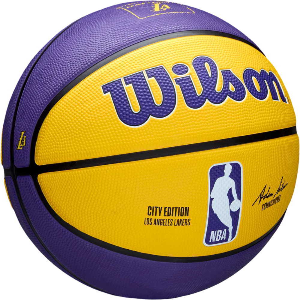 Minge baschet Wilson NBA Team City Collector Los Angeles Lakers
