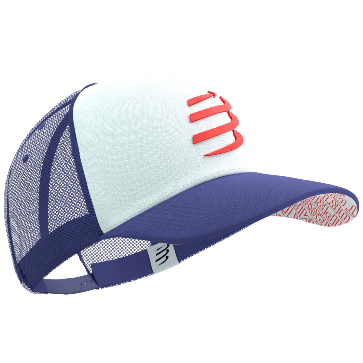 Sapca Compressport Trucker SS 2026-Alb/Albastru