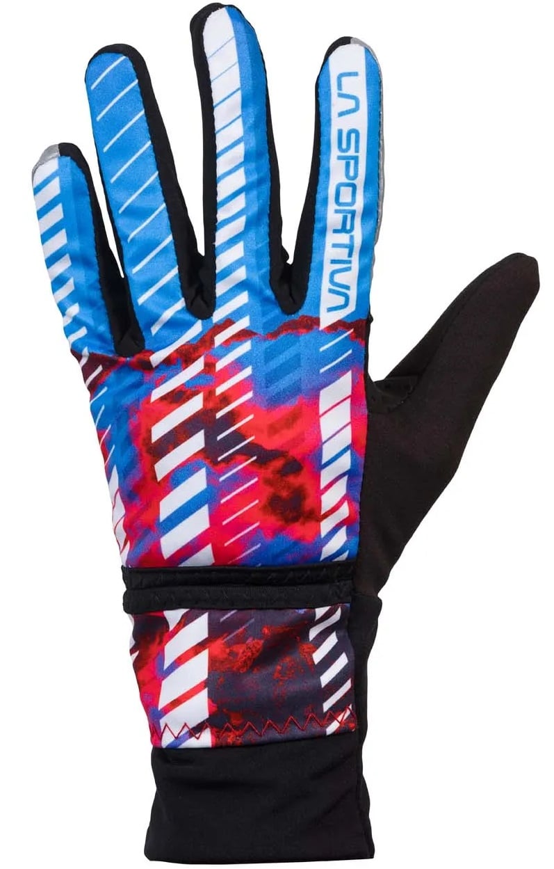 Manusi alergare dama La Sportiva Evo-Albastru/Roz-XS
