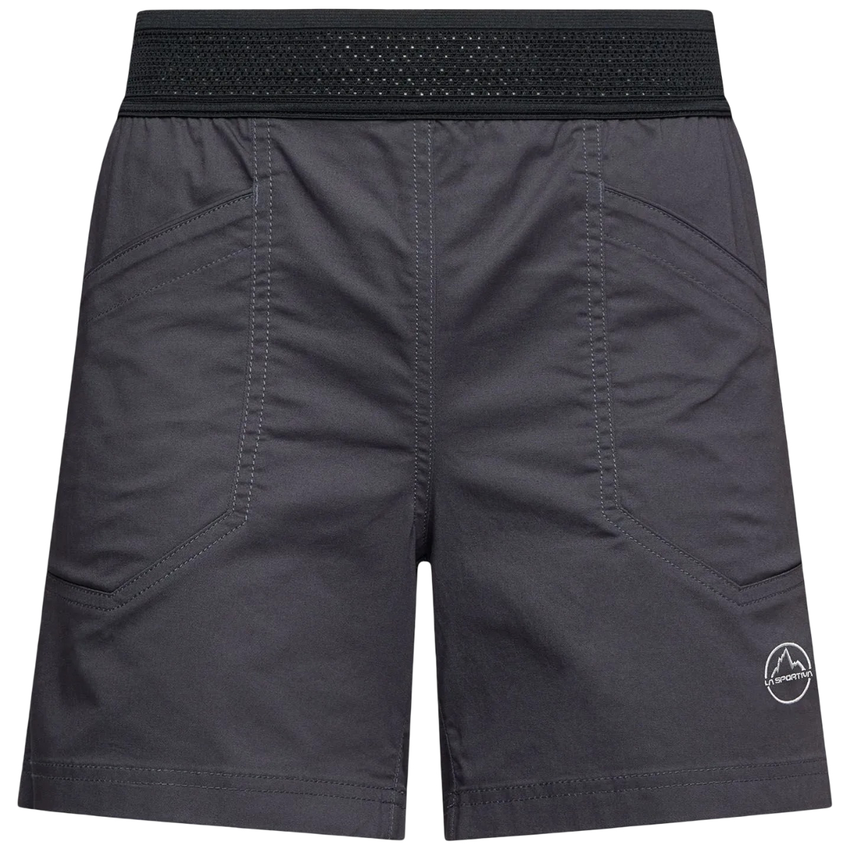 Pantaloni scurti escalada dama La Sportiva Roots-Gri/Negru-XS