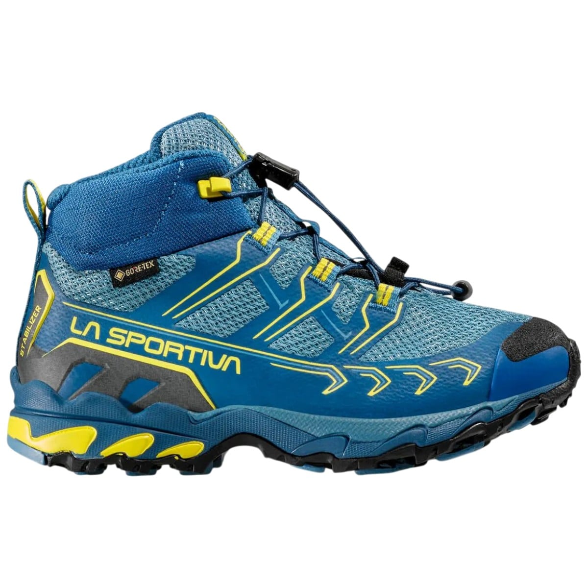 Ghete trekking copii La Sportiva Ultra Raptor II Mid GTX-Albastru/Galben-33