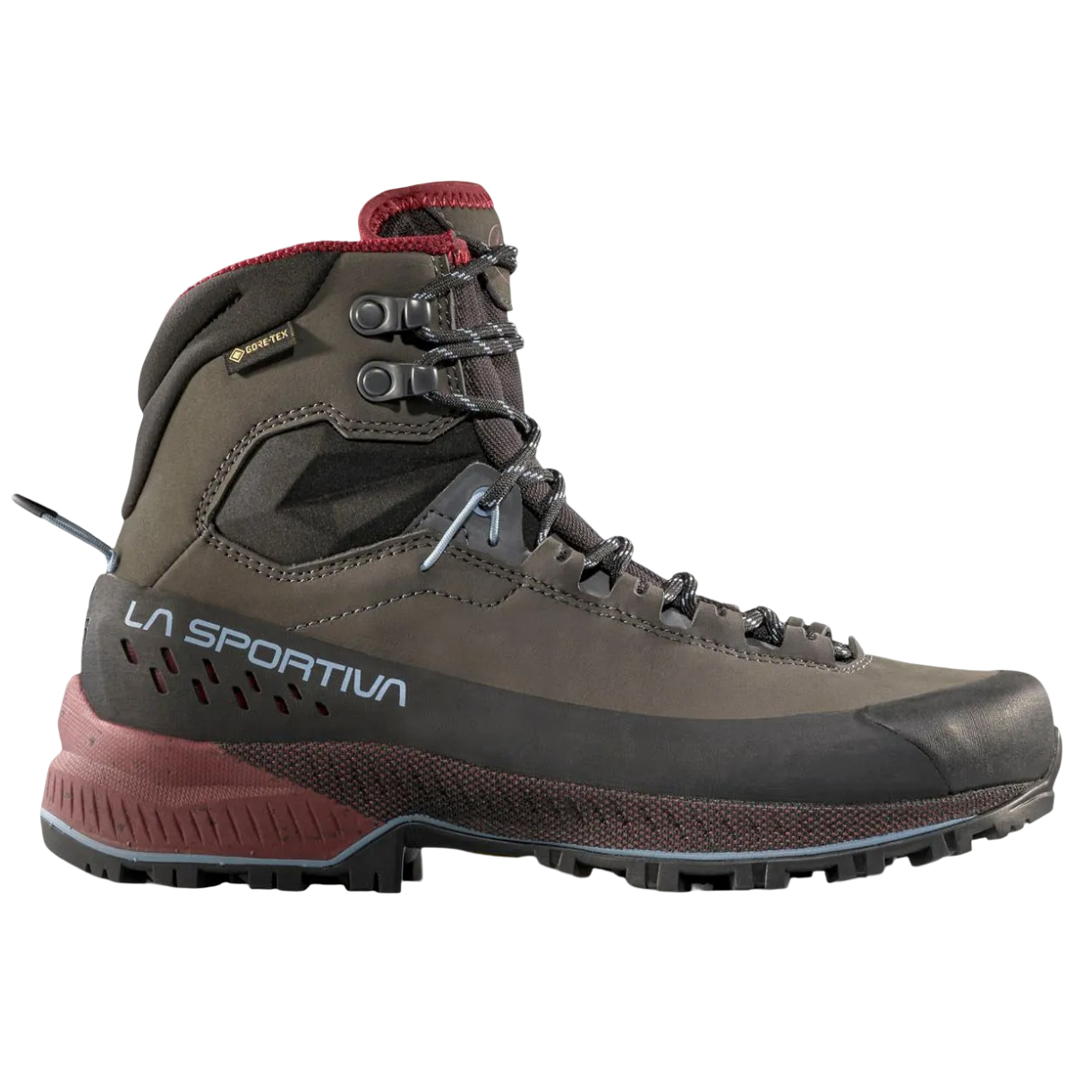 Bocanci trekking dama La Sportiva TX 5 EVO Mid GTX-Maro/Rosu-36