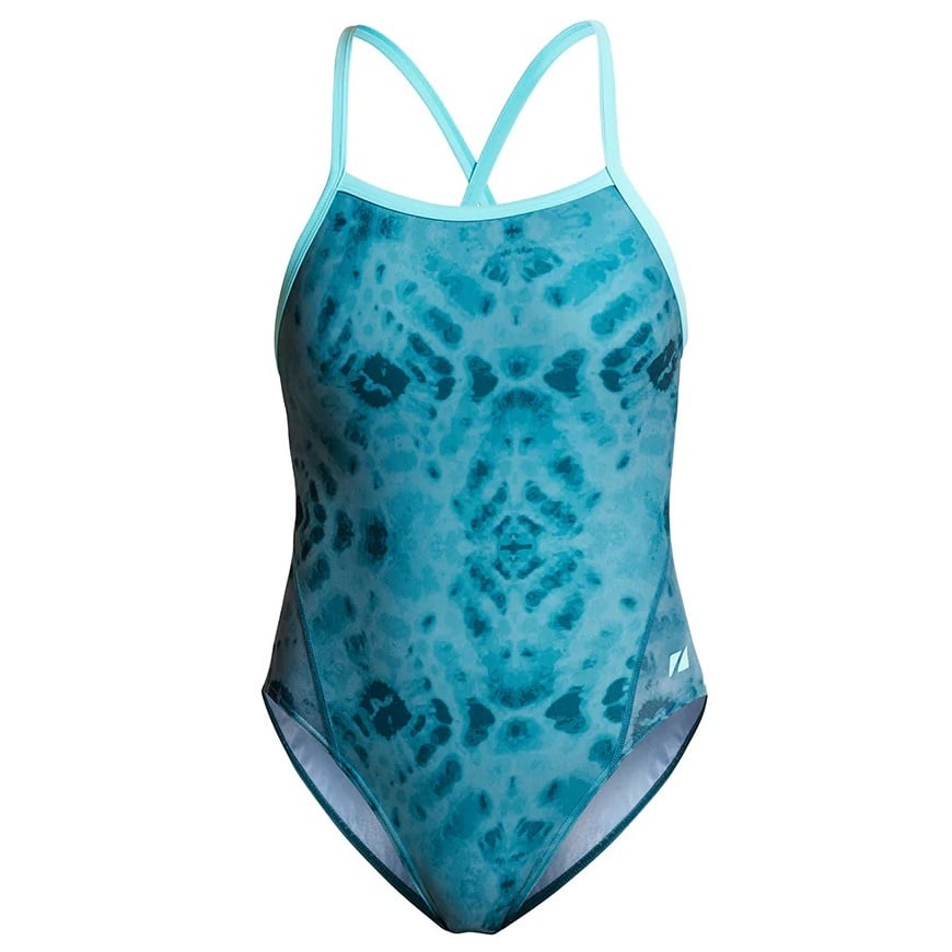Costum baie dama Zone3 Strap Back-Albastru-8
