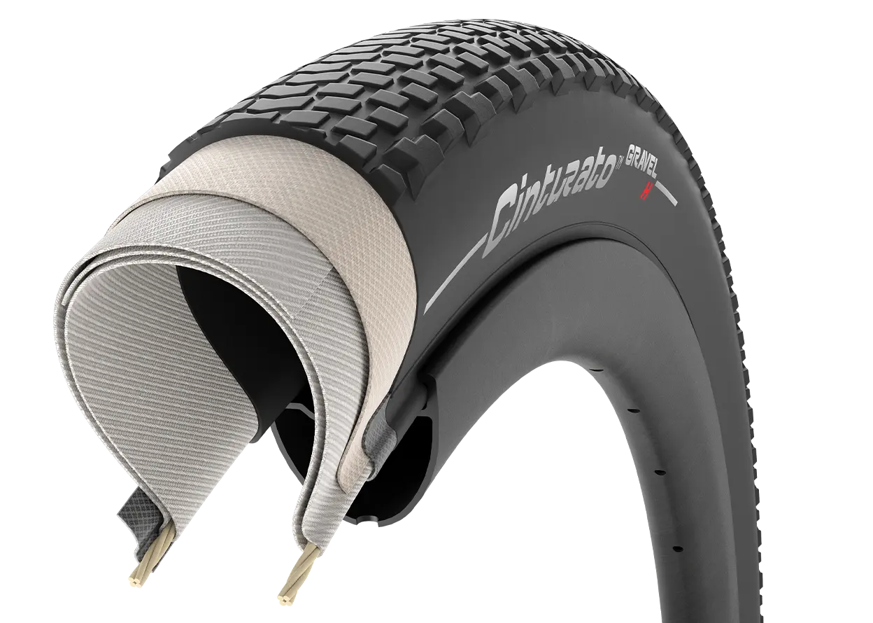 Pirelli CINTURATO™ GRAVEL H ブラック７００×45c Anvelopa pliabila Pirelli Cinturato Gravel H